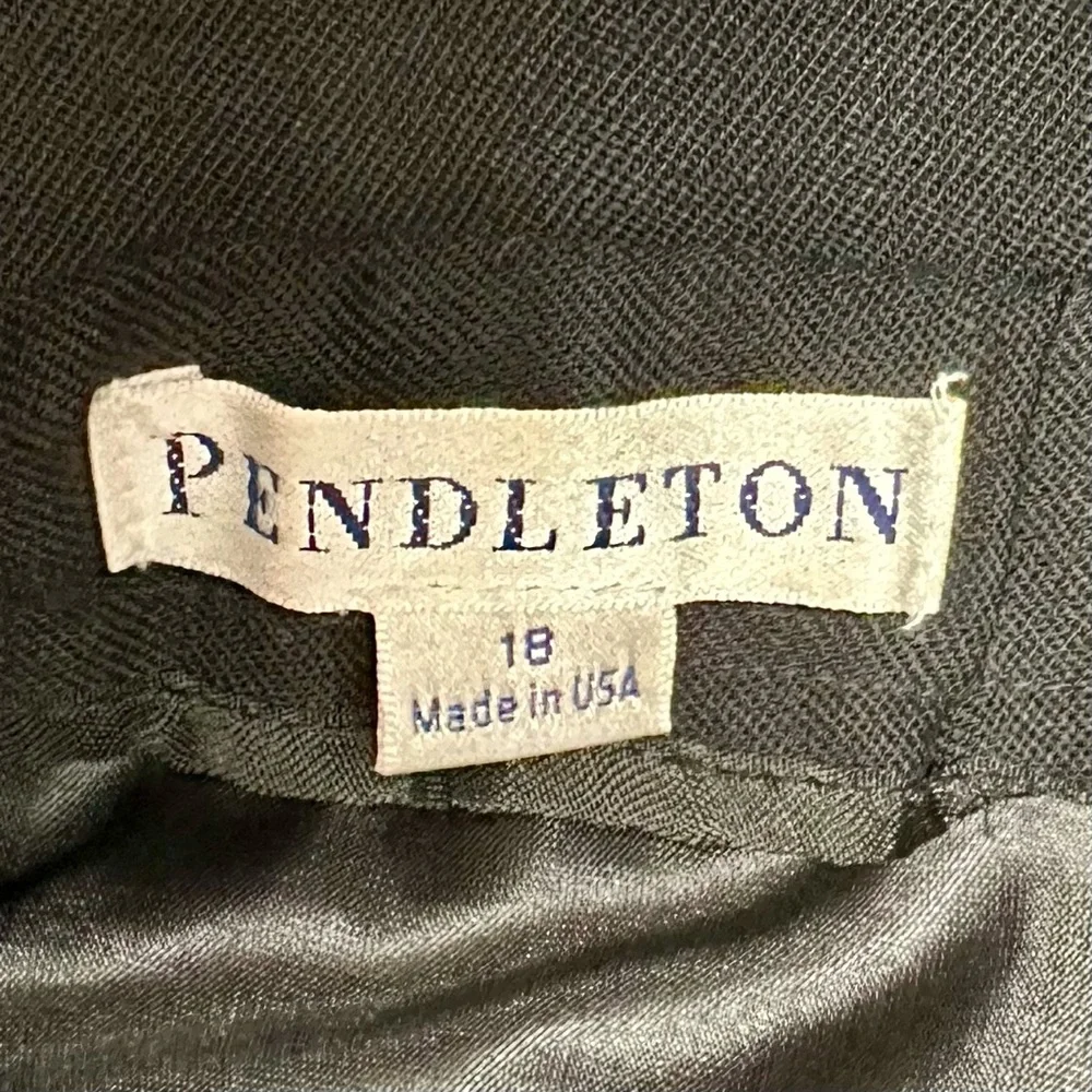 Vintage Pendleton Women’s Sz 18 Virgin Wool Midi Fully Lined Skirt Cottagecore